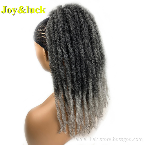 Ponytail Ladies Wig Wholesale Price Short Multiple Colour Women Hair Extensions Afro Wrap Around Crochet Drawstring Ponytail